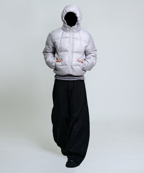 EPNK(イーピーエヌケー)の「Utility shell filling blouson / ユーティリティシェルナカワタブルゾン(ブルゾン・メンズ・チャコールグレー/モスグリーン/ライトグレー・SMALL/LARGE/MEDIUM)」の14枚目の写真