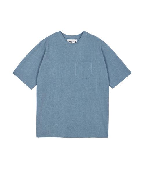 IHDO(アヒドゥ)の「ピグメントマスター ヘビーポケットTシャツ_ブルーグレー(Tシャツ/カットソー・メンズ・その他・FREE)」の5枚目の写真