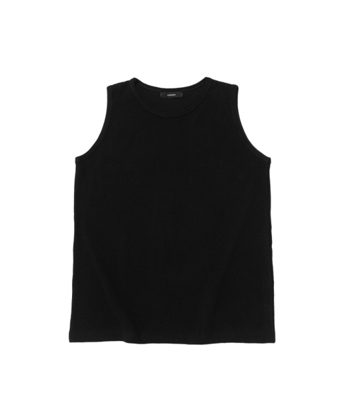 CARGOBROS(カーゴブロス)の「スタンダードワッフルスリーブレス(ブラック)(Tシャツ/カットソー・メンズ・その他・FREE)」の1枚目の写真