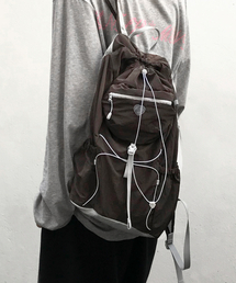 AIRY POCKET BACKPACK - BROWN