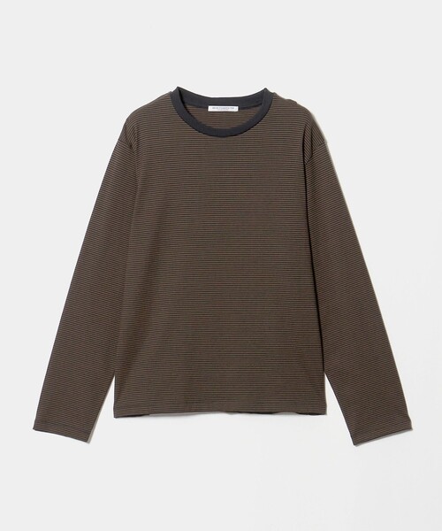 BEAUTY&YOUTH UNITED ARROWS(ビューティーアンドユースユナイテッドアローズ)の「ソリッド&ボーダー ロングスリーブ Tシャツ(Tシャツ/カットソー・レディース・ホワイト/その他1/その他2・FREE)」の3枚目の写真