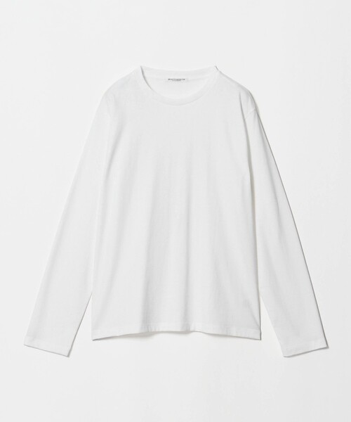 BEAUTY&YOUTH UNITED ARROWS(ビューティーアンドユースユナイテッドアローズ)の「ソリッド&ボーダー ロングスリーブ Tシャツ(Tシャツ/カットソー・レディース・ホワイト/その他1/その他2・FREE)」の2枚目の写真