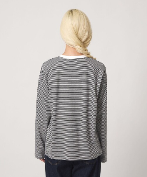 BEAUTY&YOUTH UNITED ARROWS(ビューティーアンドユースユナイテッドアローズ)の「ソリッド&ボーダー ロングスリーブ Tシャツ(Tシャツ/カットソー・レディース・ホワイト/その他1/その他2・FREE)」の11枚目の写真