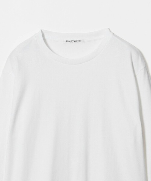 BEAUTY&YOUTH UNITED ARROWS(ビューティーアンドユースユナイテッドアローズ)の「ソリッド&ボーダー ロングスリーブ Tシャツ(Tシャツ/カットソー・レディース・ホワイト/その他1/その他2・FREE)」の6枚目の写真