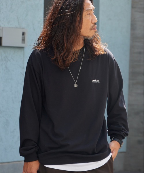 THOUSAND MILE(サウザンドマイル)の「THOUSAND MILE/サウザンドマイル LONG SLEEVE T-SHIRT 吸汗速乾 毛玉防止 抗菌防臭 刺繍ロゴ ロンT ベーシック カジュアル ユニセックス アウトドア 2026秋冬 秋服(Tシャツ/カットソー・メンズ・ホワイト/ブラック/グレー・M/L/XL/XS)」の16枚目の写真