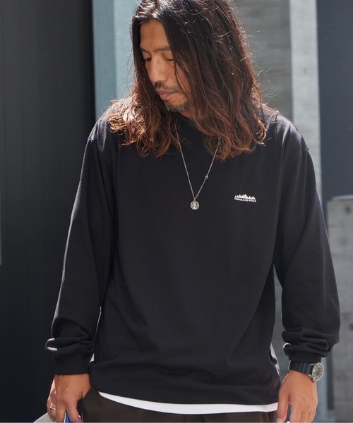 THOUSAND MILE(サウザンドマイル)の「THOUSAND MILE/サウザンドマイル LONG SLEEVE T-SHIRT 吸汗速乾 毛玉防止 抗菌防臭 刺繍ロゴ ロンT ベーシック カジュアル ユニセックス アウトドア 2026秋冬 秋服(Tシャツ/カットソー・メンズ・ホワイト/ブラック/グレー・M/L/XL/XS)」の17枚目の写真