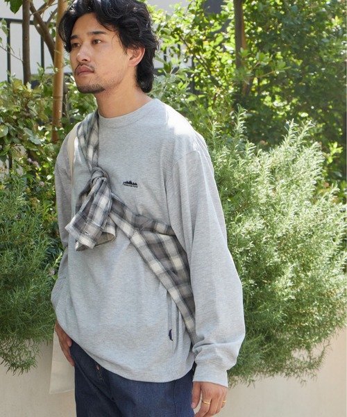 THOUSAND MILE(サウザンドマイル)の「THOUSAND MILE/サウザンドマイル LONG SLEEVE T-SHIRT 吸汗速乾 毛玉防止 抗菌防臭 刺繍ロゴ ロンT ベーシック カジュアル ユニセックス アウトドア 2026秋冬 秋服(Tシャツ/カットソー・メンズ・ホワイト/ブラック/グレー・M/L/XL/XS)」の22枚目の写真