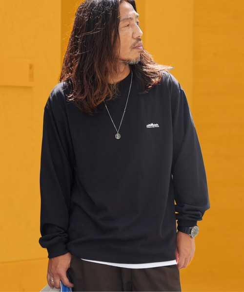 THOUSAND MILE(サウザンドマイル)の「THOUSAND MILE/サウザンドマイル LONG SLEEVE T-SHIRT 吸汗速乾 毛玉防止 抗菌防臭 刺繍ロゴ ロンT ベーシック カジュアル ユニセックス アウトドア 2026秋冬 秋服(Tシャツ/カットソー・メンズ・ホワイト/ブラック/グレー・M/L/XL/XS)」の14枚目の写真