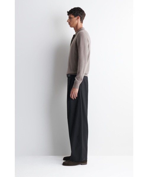 COS(コス)の「カシミヤポロセーター(ポロシャツ・メンズ・グレー系その他/ストーン・S/M/L/XS/XL)」の11枚目の写真