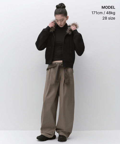 MUSINSA STANDARD WOMAN（ムシンサスタンダードウーマン）の「ウィメンズバルーンパラシュートパンツ[トープ]（スウェットパンツ・レディース・その他・24/28/26/30）」の7枚目の写真
