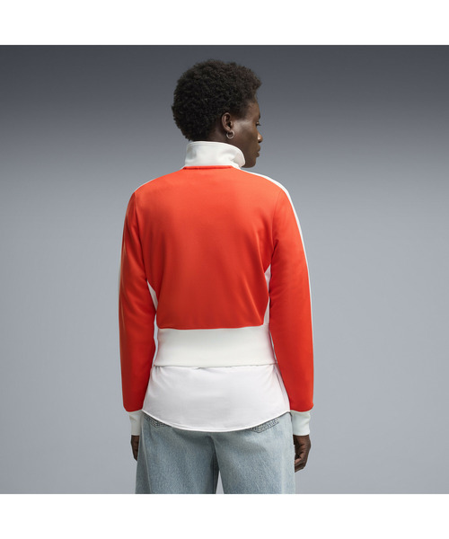 PUMA(プーマ)の「PUMA プーマ ウィメンズ T7 レトロ トラックジャケット(ジャージ・レディース・オレンジ・MEDIUM/LARGE/X-LARGE)」の4枚目の写真