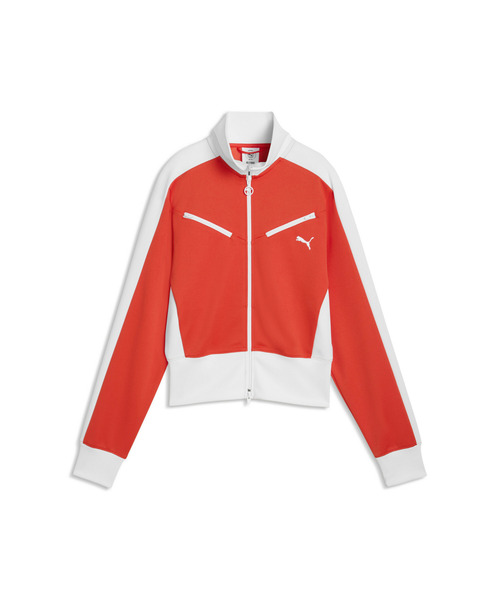 PUMA(プーマ)の「PUMA プーマ ウィメンズ T7 レトロ トラックジャケット(ジャージ・レディース・オレンジ・MEDIUM/LARGE/X-LARGE)」の5枚目の写真