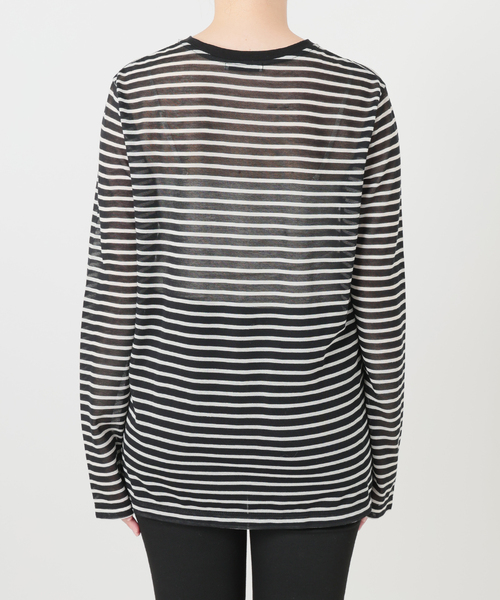 JOURNAL STANDARD(ジャーナルスタンダード)の「《追加2》CPシアースキンロング Tシャツ(Tシャツ/カットソー・レディース・ダークブルー/ホワイト/ブラック系その他/レッド・FREE)」の21枚目の写真