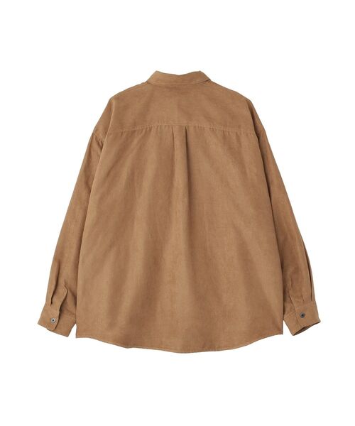 CRAFT STANDARD BOUTIQUE(クラフトスタンダードブティック)の「スウェードライクシャツ(シャツ/ブラウス・メンズ・グレイッシュベージュ/モカ・L/M)」の14枚目の写真