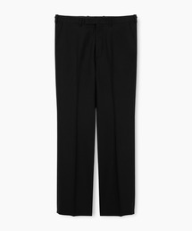 WOOL GABARDINE STRAIGHT PANTS