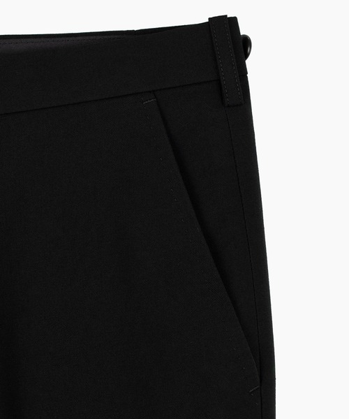 LAD MUSICIAN(ラッドミュージシャン)の「WOOL GABARDINE STRAIGHT PANTS(スラックス・メンズ・ブラック・44/42/46)」の5枚目の写真