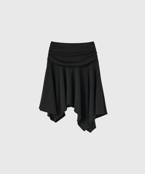 GENERAL IDEA（ジェネラルアイデア）の「アシンメトリー ミディジャージスカート [BLACK] / GF3LSK505（スカート・レディース・ブラック・SMALL/MEDIUM/LARGE/X-LARGE）」の3枚目の写真