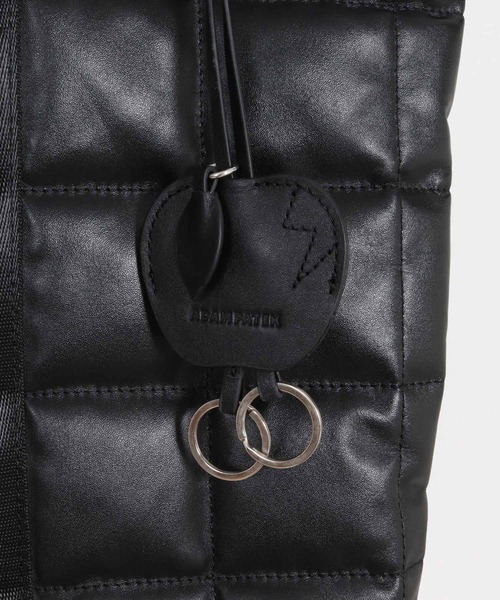 ADAM PATEK(アダムパテック)の「mko13955-w-r leather quilting BIG tote キルティングトートバッグ(AP2629017)(トートバッグ・メンズ・ブラック・FREE)」の13枚目の写真