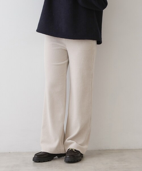DRESSTERIOR(ドレステリア)の「コーデュロイジャージーワイドパンツ(その他パンツ・レディース・ブラック/ブラウン系その他/オフホワイト/ピンク・40/34/36/38)」の7枚目の写真
