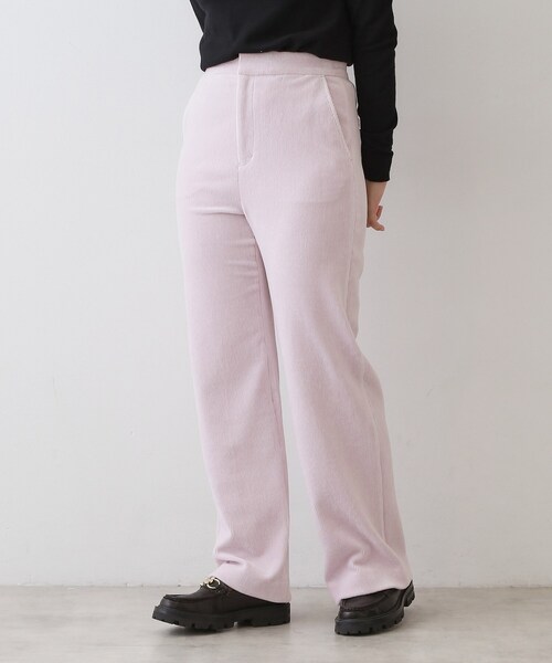 DRESSTERIOR(ドレステリア)の「コーデュロイジャージーワイドパンツ(その他パンツ・レディース・ブラック/ブラウン系その他/オフホワイト/ピンク・40/34/36/38)」の19枚目の写真