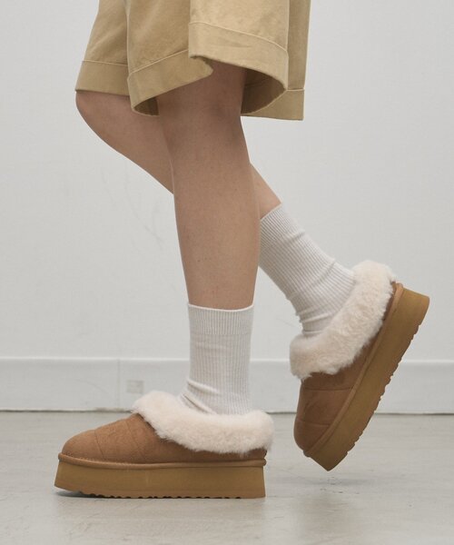 CIAOPANIC TYPY(チャオパニックティピー)の「:【ZOZO限定】ムートンサンダル(その他シューズ・レディース・ブラック/ベージュ・MEDIUM/SMALL/LARGE)」の10枚目の写真