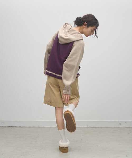 CIAOPANIC TYPY(チャオパニックティピー)の「:【ZOZO限定】ムートンサンダル(その他シューズ・レディース・ブラック/ベージュ・MEDIUM/SMALL/LARGE)」の16枚目の写真