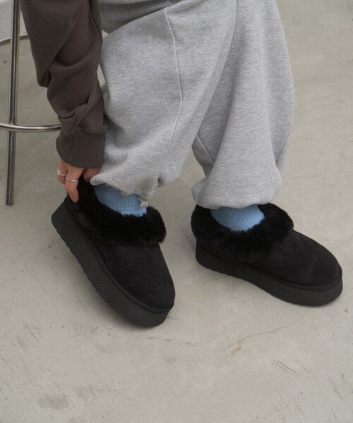 CIAOPANIC TYPY(チャオパニックティピー)の「:【ZOZO限定】ムートンサンダル(その他シューズ・レディース・ブラック/ベージュ・MEDIUM/SMALL/LARGE)」の20枚目の写真