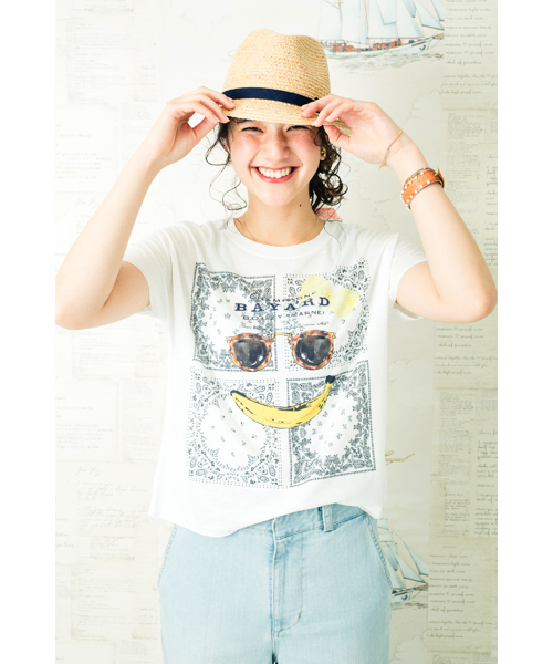 DOLLUPOOPS（ドールアップウップス）の「<Doll up oops> 製品プリント　Tシャツ（Tシャツ/カットソー・レディース・ホワイト系その他/ホワイト系その他2・38）」の6枚目の写真