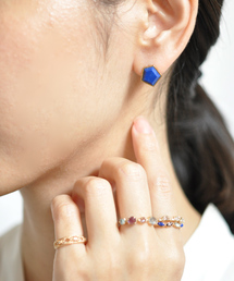 【agete】ラリマー　ピアス　未使用 agete】ラリマー ピアス 未使用