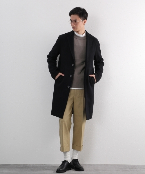 GLOBAL WORK（グローバルワーク）の「ストレッチワイドクロップド/724401（その他パンツ・メンズ・ベージュ/ネイビー・LARGE/SMALL/MEDIUM）」の9枚目の写真