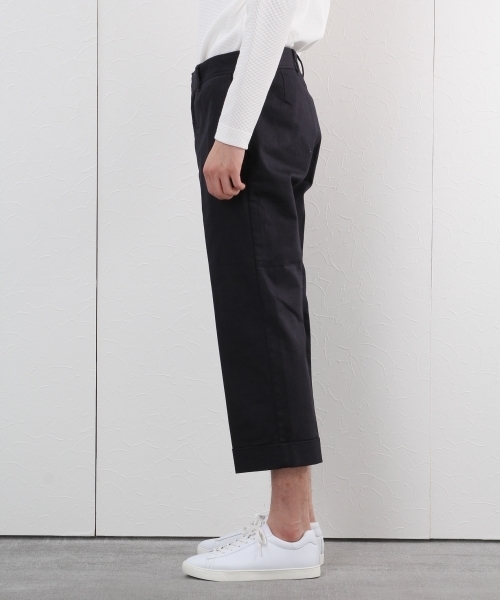 GLOBAL WORK（グローバルワーク）の「ストレッチワイドクロップド/724401（その他パンツ・メンズ・ベージュ/ネイビー・LARGE/SMALL/MEDIUM）」の11枚目の写真