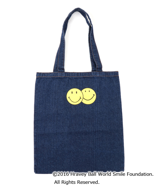 Faceトートバッグ トートバッグ Wego ウィゴー のファッション セール Wego Smiley