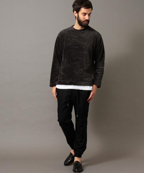 BEAUTY&YOUTH UNITED ARROWS（ビューティーアンドユースユナイテッドアローズ）の「BY ∴ フラノ 1P シャーリング イージーパンツ◆（その他パンツ・メンズ・ブラック/ダークグレー/ネイビー・LARGE/SMALL/MEDIUM/X-LARGE）」の12枚目の写真