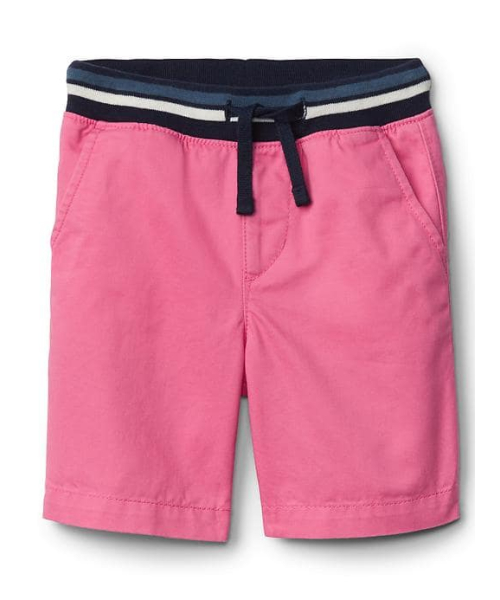 GAP（ギャップ）の「Pull-on chino shorts（チノパンツ・キッズ・ブルー/カーキ/イエロー/コバルトブルー/ピンク・95cm/100cm/110cm/90cm/105cm/80ｃｍ）」の5枚目の写真