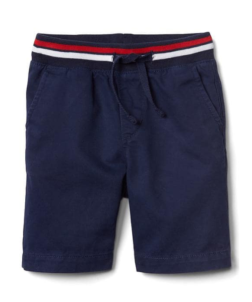 GAP（ギャップ）の「Pull-on chino shorts（チノパンツ・キッズ・ブルー/カーキ/イエロー/コバルトブルー/ピンク・95cm/100cm/110cm/90cm/105cm/80ｃｍ）」の3枚目の写真