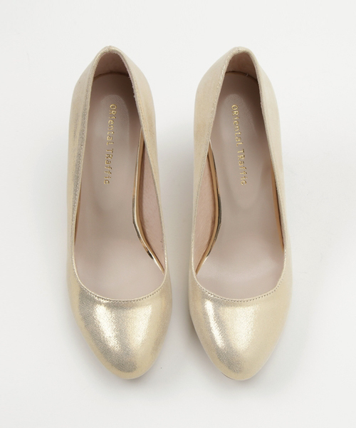 ORiental TRaffic（オリエンタルトラフィック）の「春夏新作★ラウンドプレーンパンプス★7128（パンプス・レディース・ブラック/ゴールド/レッド/ブルー・36/40/42/41/39/34/37/35/38）」の8枚目の写真