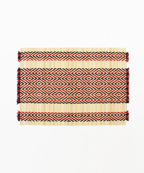 チチカカ チチカカ の バンブーティーマットタイ柄レッド 食器 Wear