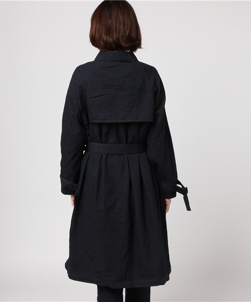 LBC（エルビーシー）の「デニムショップコート          （デニムジャケット・レディース・ブルー/ネイビー・LARGE/MEDIUM）」の4枚目の写真