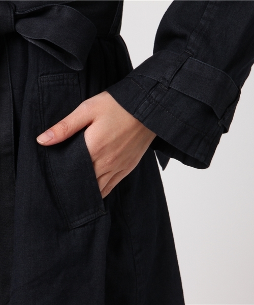 LBC（エルビーシー）の「デニムショップコート          （デニムジャケット・レディース・ブルー/ネイビー・LARGE/MEDIUM）」の7枚目の写真