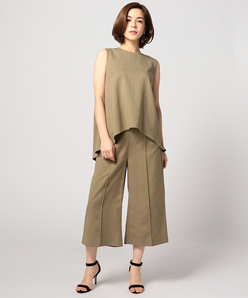 ESTNATION(エストネーション)の「ESTNATION ノースリーブブラウス(シャツ/ブラウス・レディース・ネイビー/ブラウン/カーキ・36/38)」の14枚目の写真