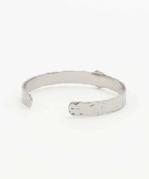 チャイハネ（チャイハネ）の「【チャイハネ】ニッコリメタルバングル（バングル/リストバンド・レディース・シルバー/ゴールド・FREE）」の3枚目の写真