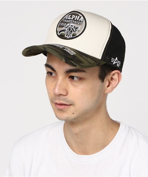 アルファインダストリーズ　キャップ　帽子　限定　ワッペン Alpha Industries（アルファインダストリーズ）の「【ALPHA】ワッペン