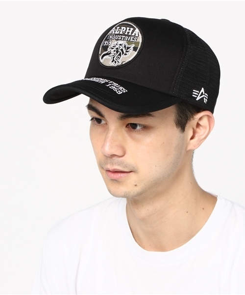 アルファインダストリーズ　キャップ　帽子　限定　ワッペン Alpha Industries（アルファインダストリーズ）の「【ALPHA】ワッペン