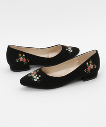 Green　Parks | maRe maRe DAILYMARKET ・花刺繍×フェイクスエードパンプス(パンプス)