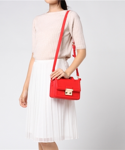 PLAIN CLOTHING(プレーンクロージング)の「クラシック2wayショルダーバッグ(ショルダーバッグ・レディース・ライトグレー/ブラック/ネイビー/グレー/レッド/モカ・FREE)」の8枚目の写真