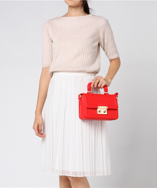 PLAIN CLOTHING(プレーンクロージング)の「クラシック2wayショルダーバッグ(ショルダーバッグ・レディース・ライトグレー/ブラック/ネイビー/グレー/レッド/モカ・FREE)」の11枚目の写真