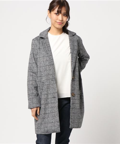 Archives アルシーヴ の チェック柄チェスターコート チェスターコート Wear