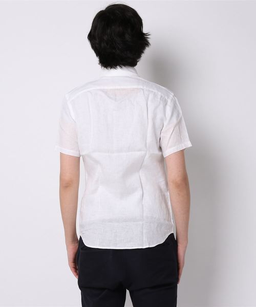 HELIOPOLE（エリオポール）の「HELIOPOLE MEN　半袖シャツ（シャツ/ブラウス・メンズ・ホワイト・MEDIUM/SMALL）」の3枚目の写真