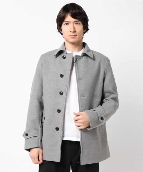 M F Editorial エムエフエディトリアル の エムエフエディトリアルメンズ M F Editorial Men メルトンシングルpコート ピーコート Wear