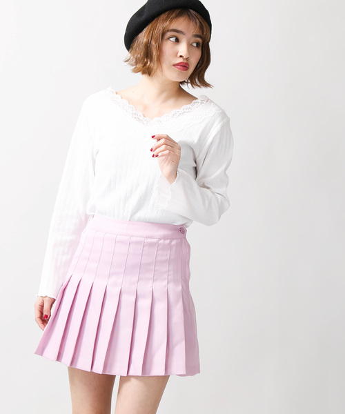 Wego ウィゴー の Wego プリーツミニスカート スカート Wear